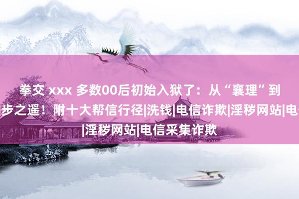 拳交 xxx 多数00后初始入狱了：从“襄理”到犯科，仅一步之遥！附十大帮信行径|洗钱|电信诈欺|淫秽网站|电信采集诈欺