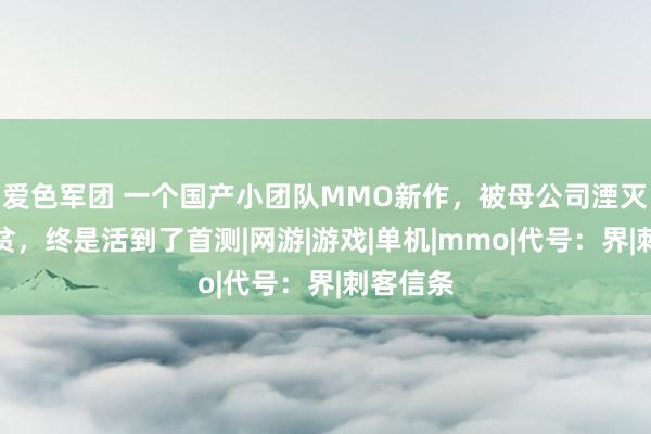 爱色军团 一个国产小团队MMO新作，被母公司湮灭融资清贫，终是活到了首测|网游|游戏|单机|mmo|代号：界|刺客信条