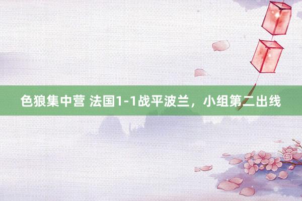 色狼集中营 法国1-1战平波兰，小组第二出线